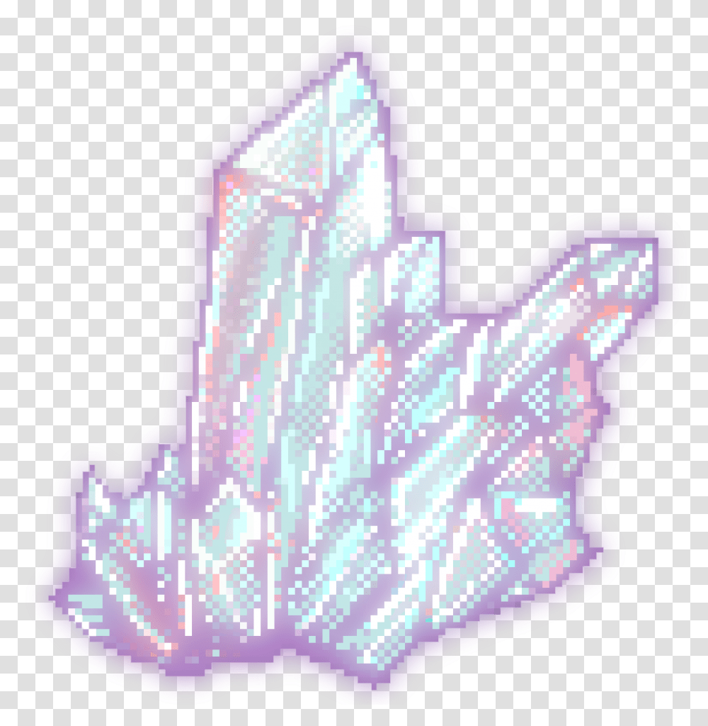 Pixel Crystal, Purple, Light, Pattern Transparent Png