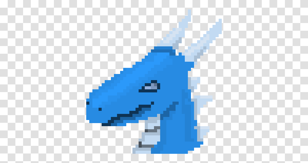 Pixel Dragon Head, Cross, Rug, Blue Jay Transparent Png