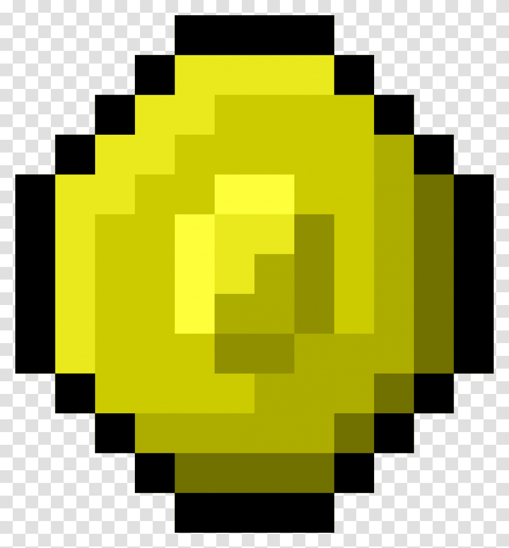 Pixel Gold Cons, First Aid, Pac Man Transparent Png