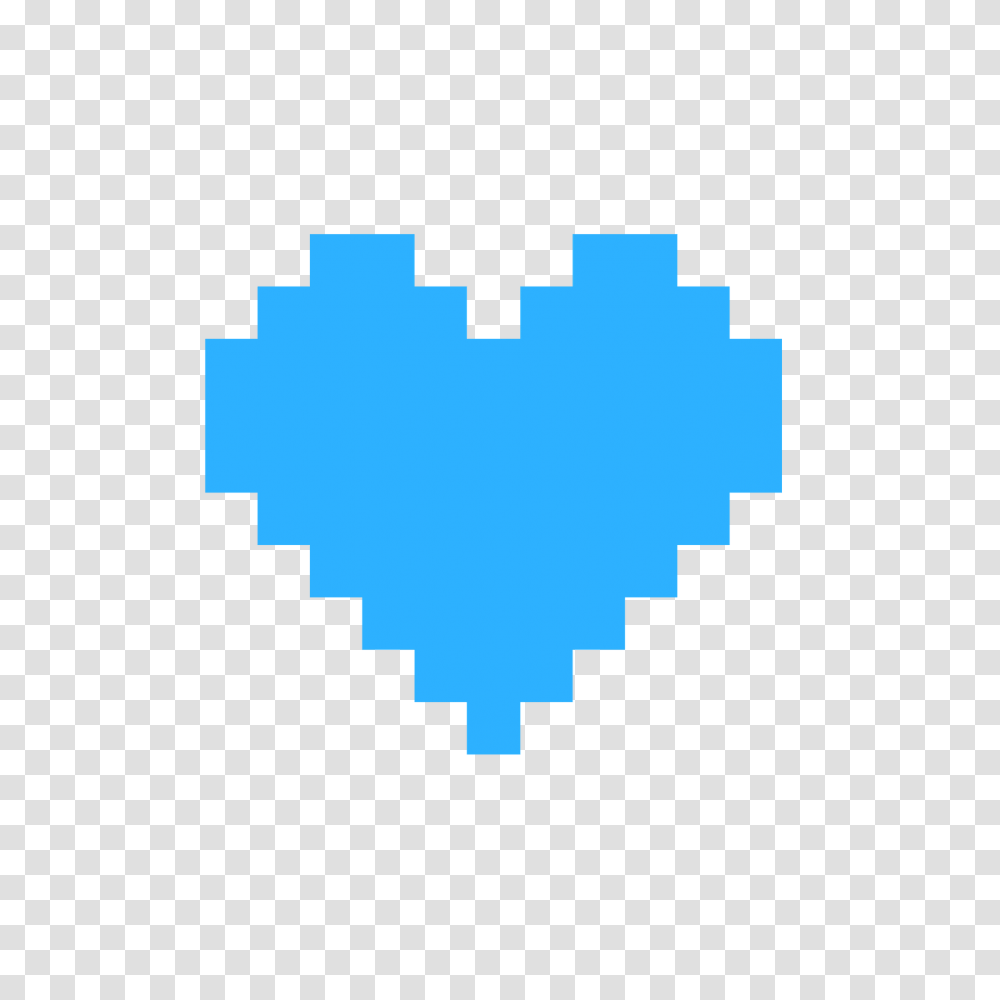 Pixel Heart Blue Free Download, Cross, Pac Man Transparent Png