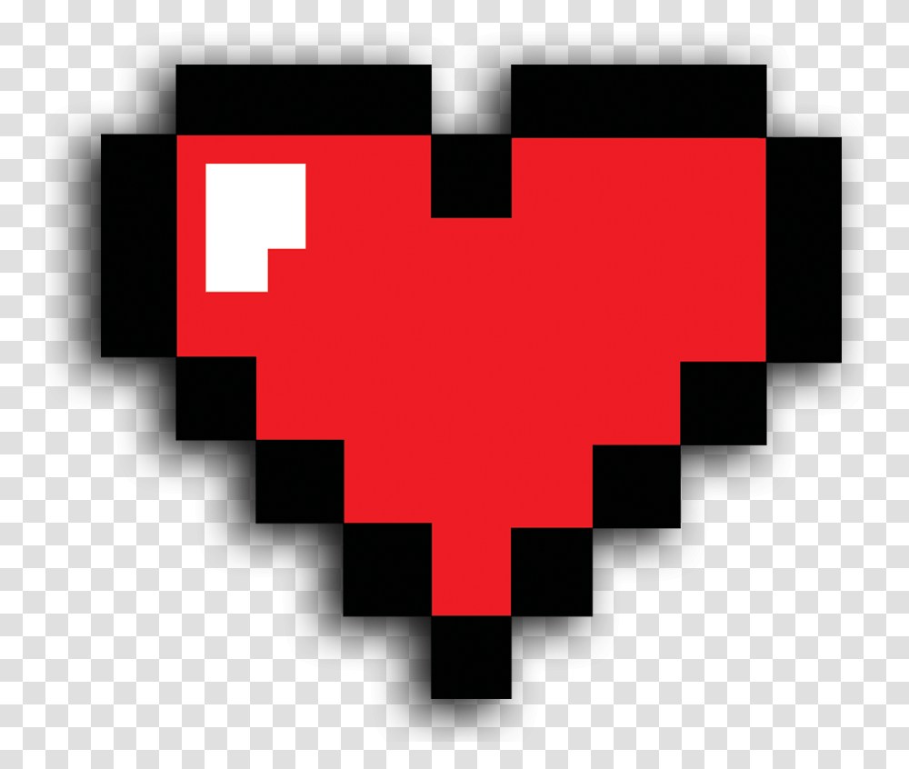 Pixel Heart Broken Pixel Heart, Logo, Trademark, Badge Transparent Png