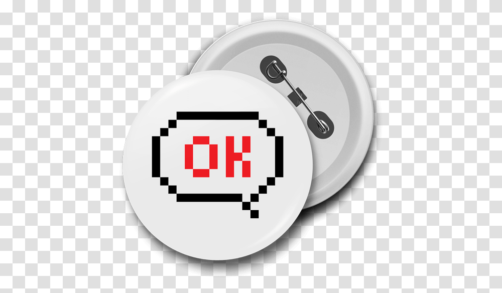 Pixel Heart Ok Badge Just Stickers 8 Bit Boo, Clock, Alarm Clock, Digital Clock Transparent Png