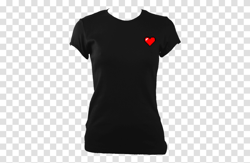 Pixel Heart White Tee Hang Massive T Shirt, Apparel, T-Shirt, Person Transparent Png