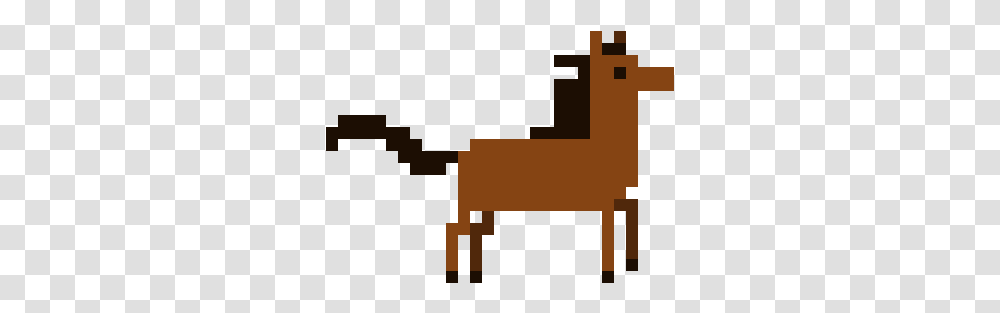 Pixel Horse, Cross, Wood, Table, Furniture Transparent Png