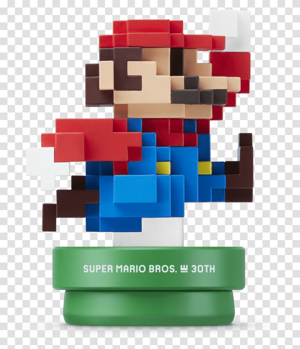 Pixel Mario Amiibo, Toy, Minecraft Transparent Png