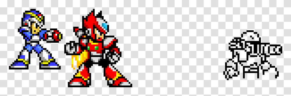 Pixel Megaman X Sprite, Label, Number Transparent Png