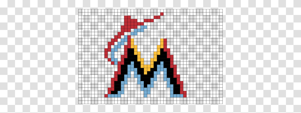 Pixel Miami Marlins Brik, Alphabet, Number Transparent Png