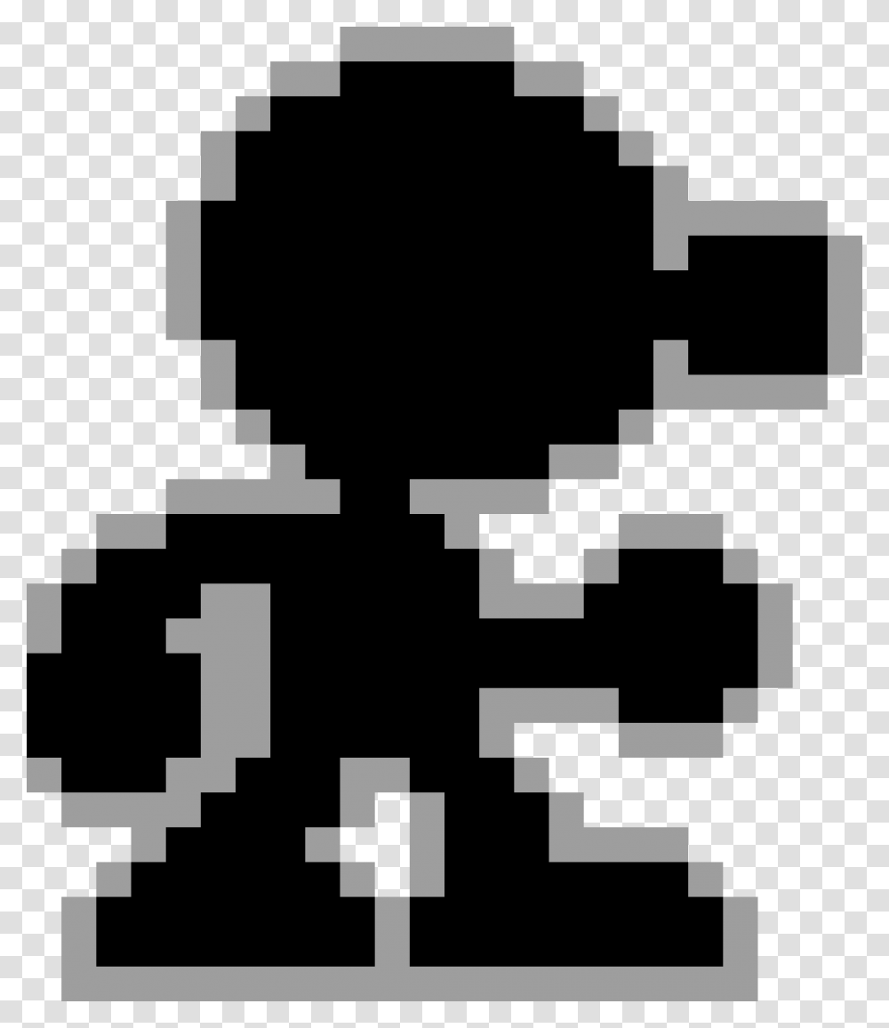 Pixel Mr Game And Watch, Stencil, Number Transparent Png