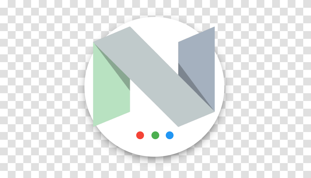 Pixel Nougat Cm 121 13 Theme Old Versions For Android Circle, Tape, Text, Accessories, Accessory Transparent Png