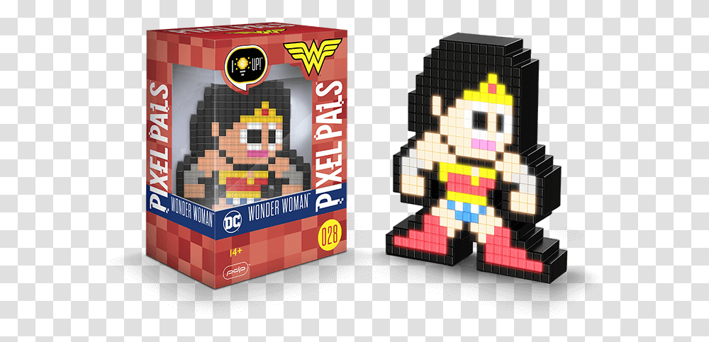 Pixel Pals Wonder Woman, Rubix Cube, Minecraft, Pac Man Transparent Png