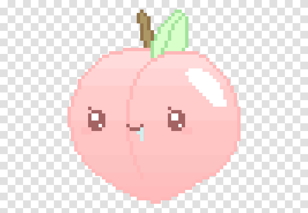 Pixel Peach Drool Cute Cute Pixel Peach, Plant, Food, Produce Transparent Png