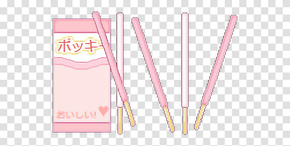 Pixel Pink Aesthetic Kawaii Pocky Sarmiento Park, Text, Oars, Paddle, Stick Transparent Png