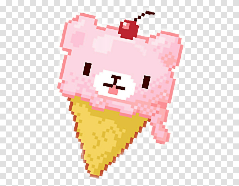 Pixel Pixelvalentines Icecream Kawaii Pixels Cute Ice Cream Pixel Art Cute, Food Transparent Png
