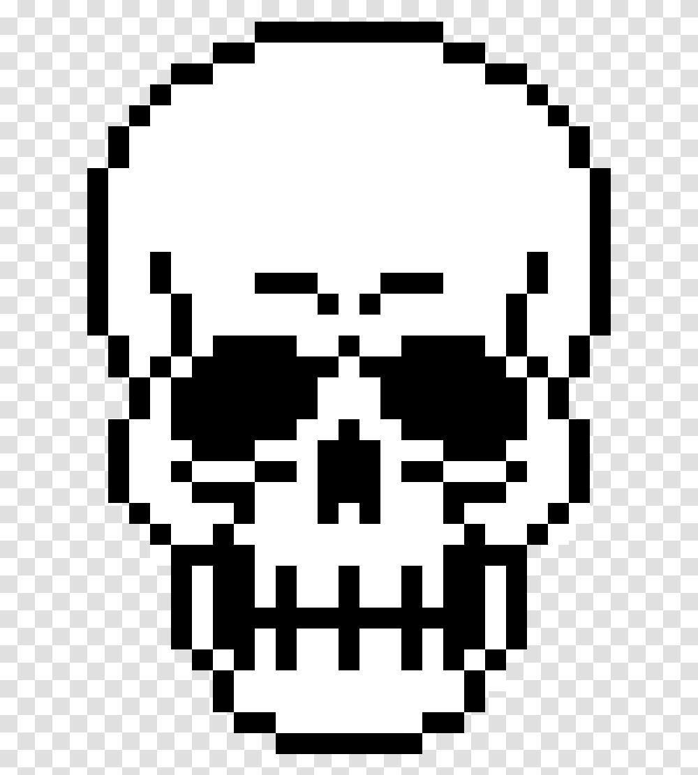 Pixel Skull Pixel Art Skull, Stencil, Rug Transparent Png