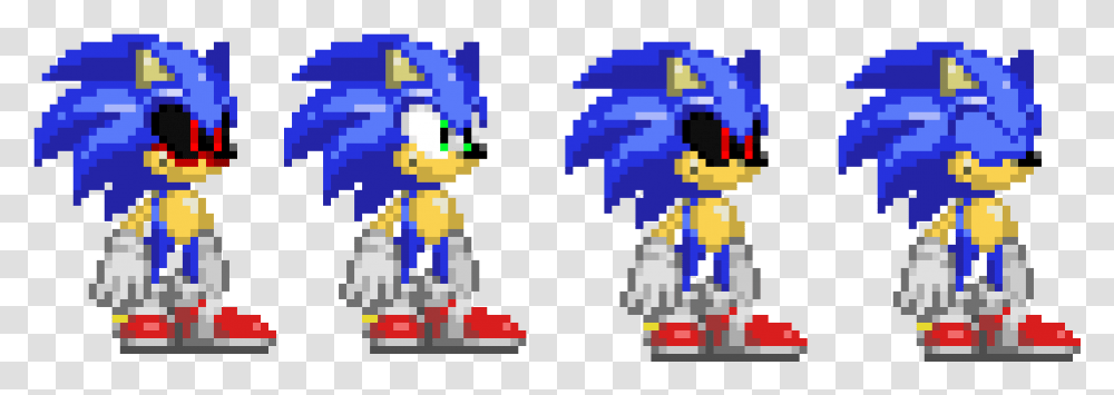 Pixel Sonic Exe Sprites, Super Mario, Pac Man Transparent Png