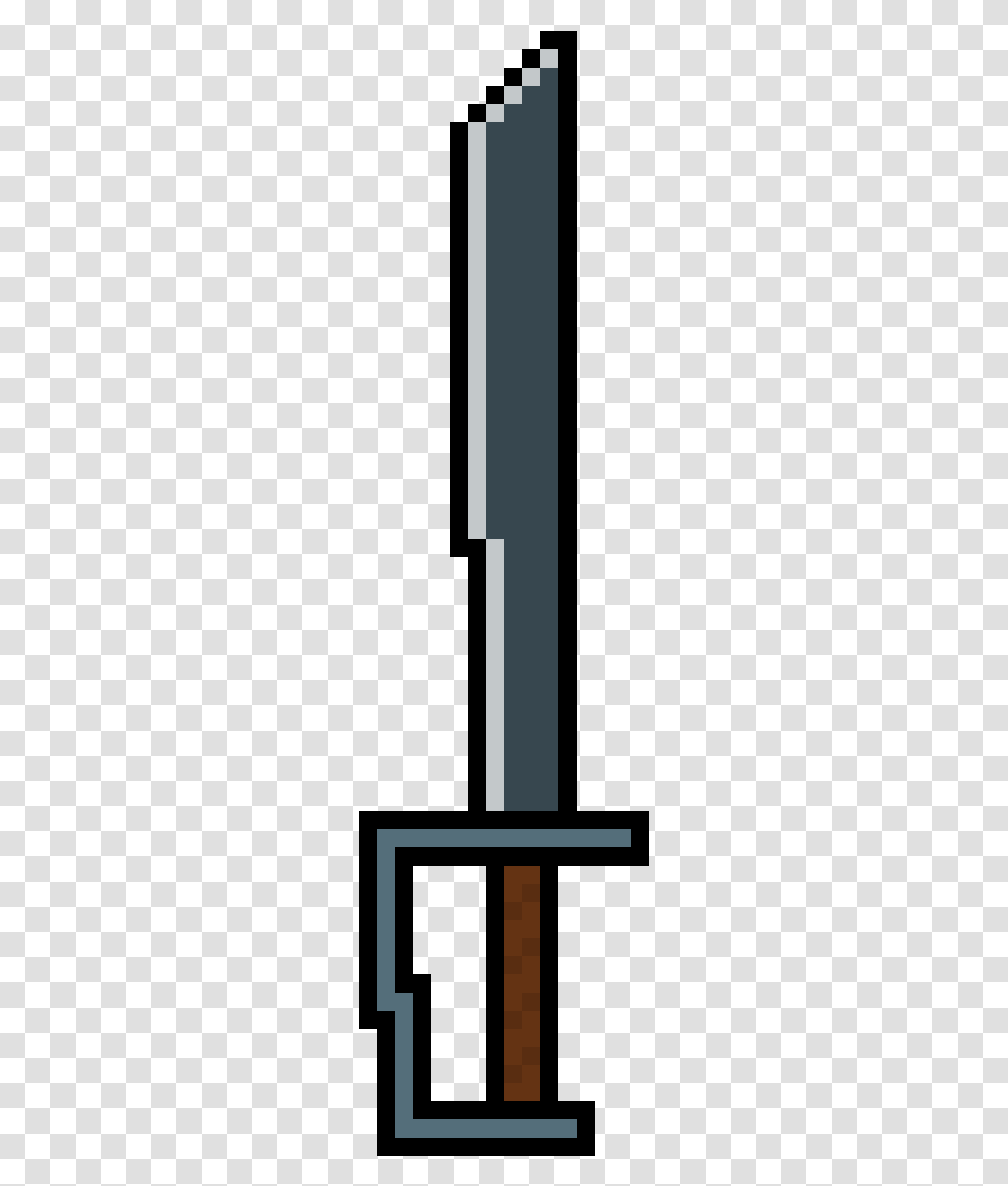 Pixel Sword, Gray, Face Transparent Png