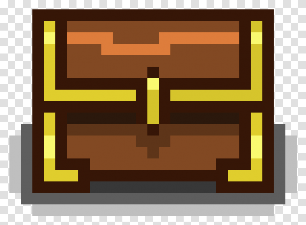 Pixel Treasure Chest, Luggage, Pac Man, Minecraft Transparent Png