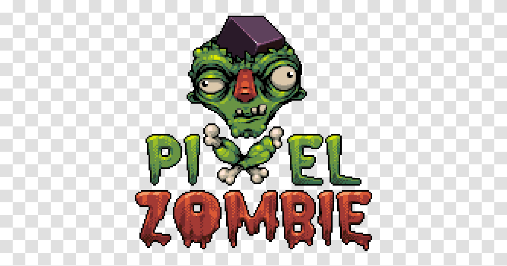 Pixel Zombie Logo Pixel Zombie Logo, Elf, Plant, Text, Head Transparent Png