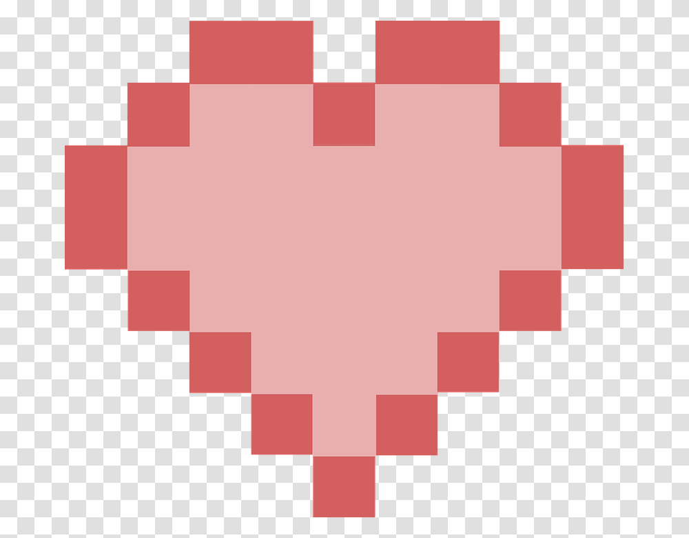 Pixelated Heart Image, Logo, Trademark, First Aid Transparent Png
