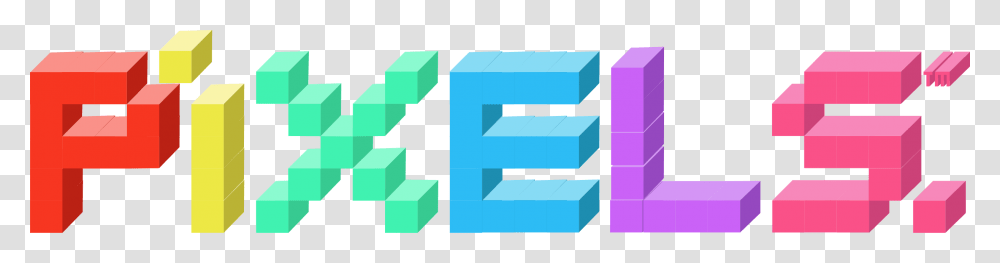 Pixels 3d Logo Architecture, Number, Alphabet Transparent Png
