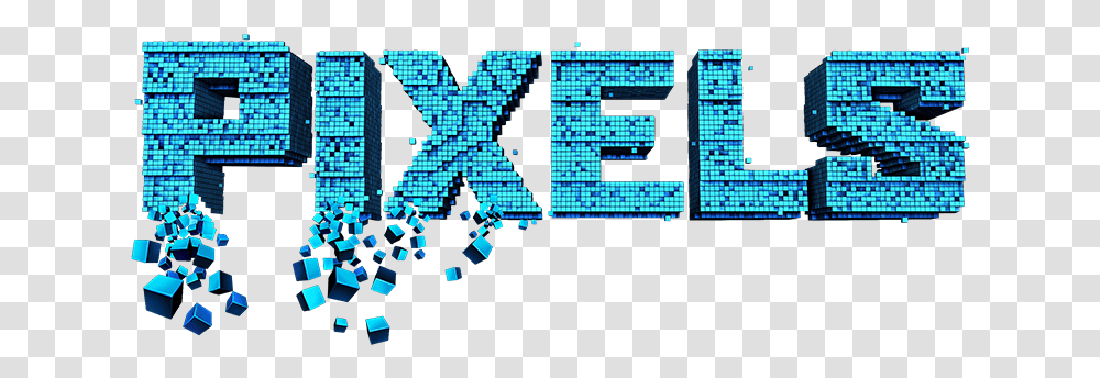 Pixels Movie Logo Pixels Movie Logo, Number, Symbol, Text, Scoreboard Transparent Png