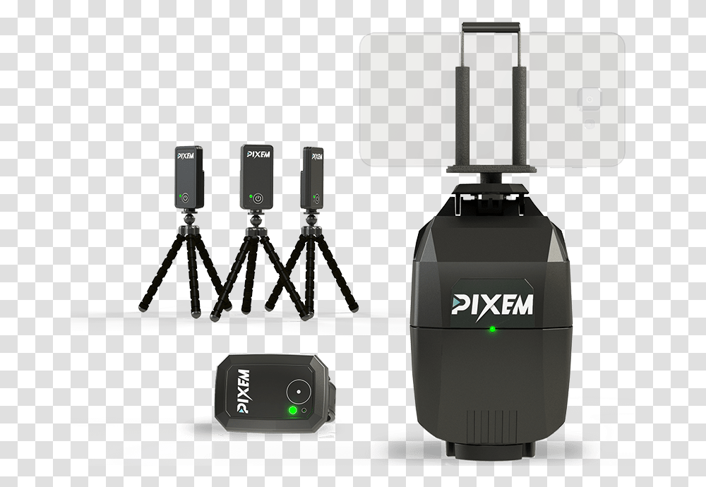 Pixem Robot Cameraman Pixio Camera, Tripod, Electronics, Machine, LCD Screen Transparent Png