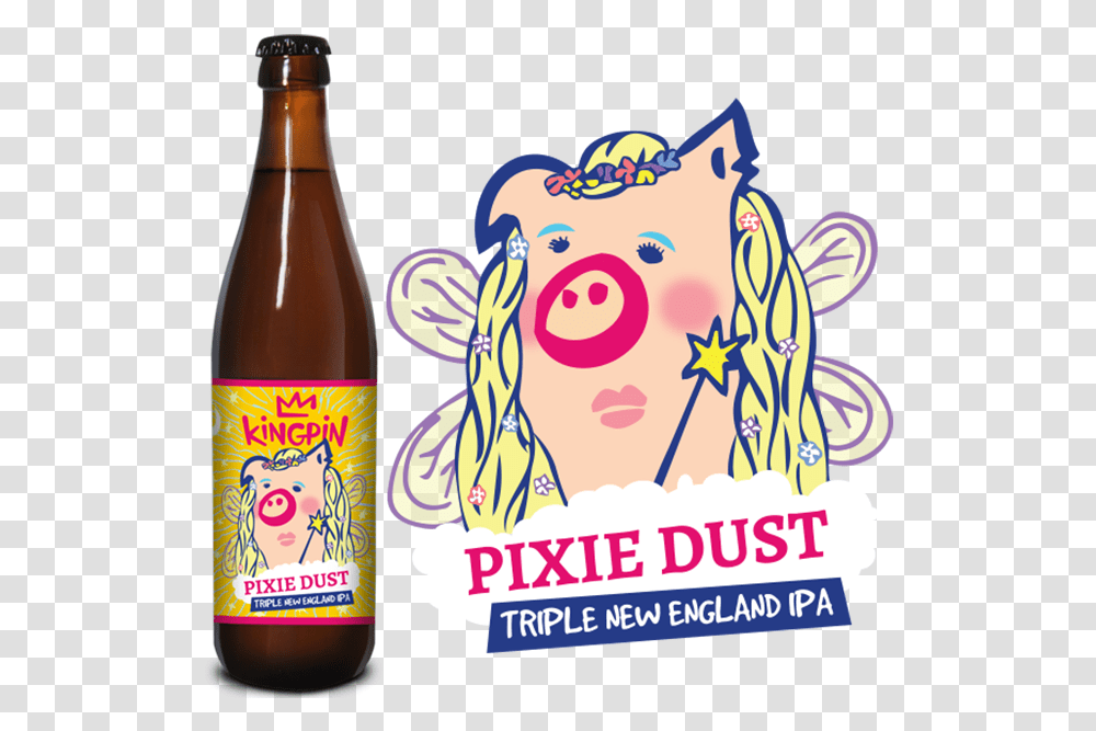 Pixie Dust Clipart Glass Bottle, Beer, Alcohol, Beverage, Drink Transparent Png