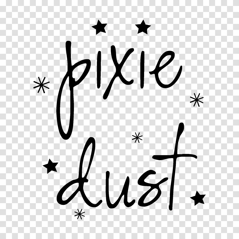Pixie Dust Wall Decal, Handwriting, Bird, Animal Transparent Png