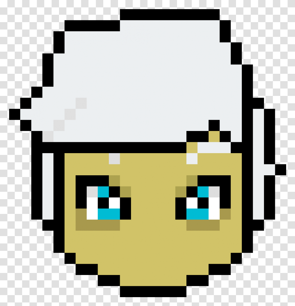 Pixilart 30x30 Anime Face By Tobester Cute Ghost Pixel Art, First Aid, Pac Man, Super Mario Transparent Png