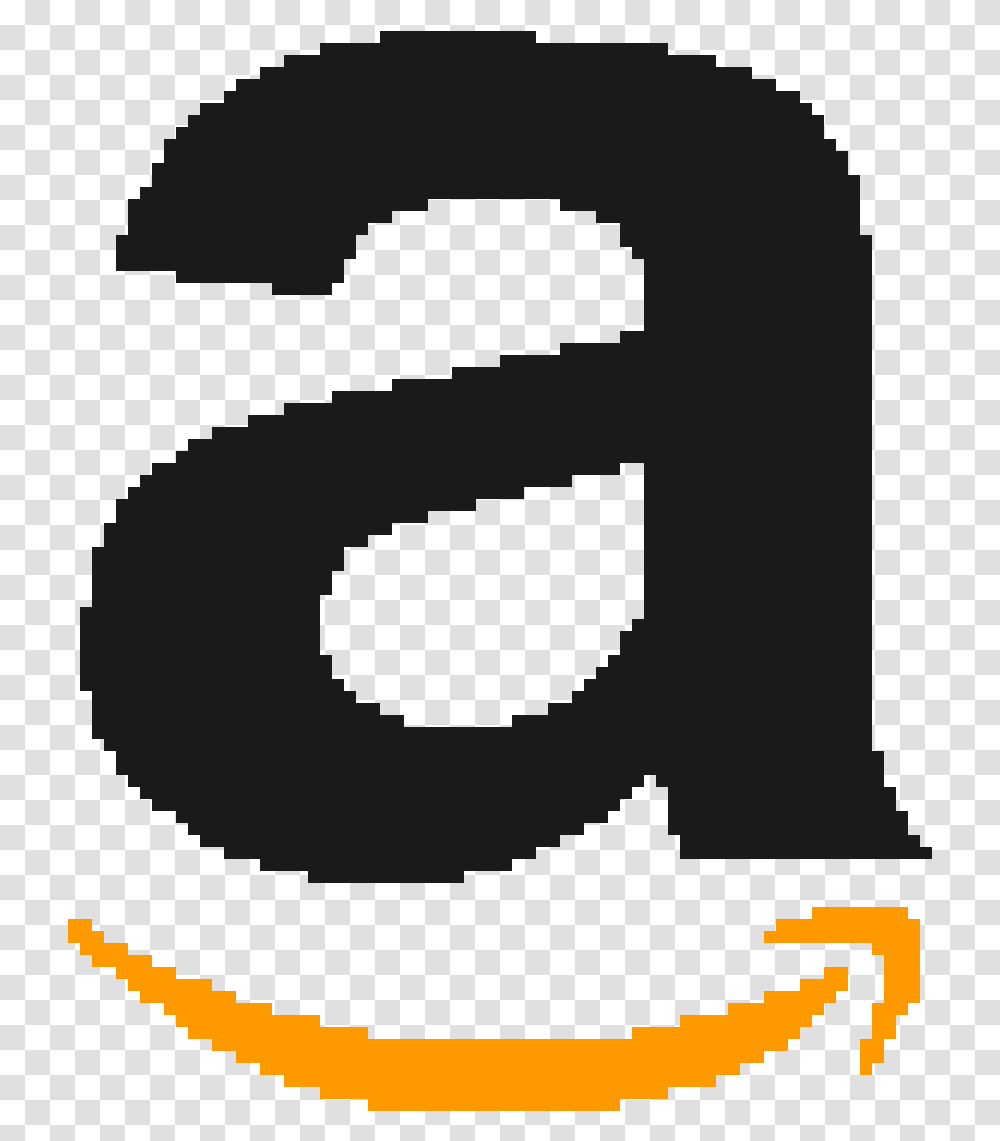 Pixilart Amazon Logo By Unnamedracing Dot, Text, Number, Symbol, Alphabet Transparent Png