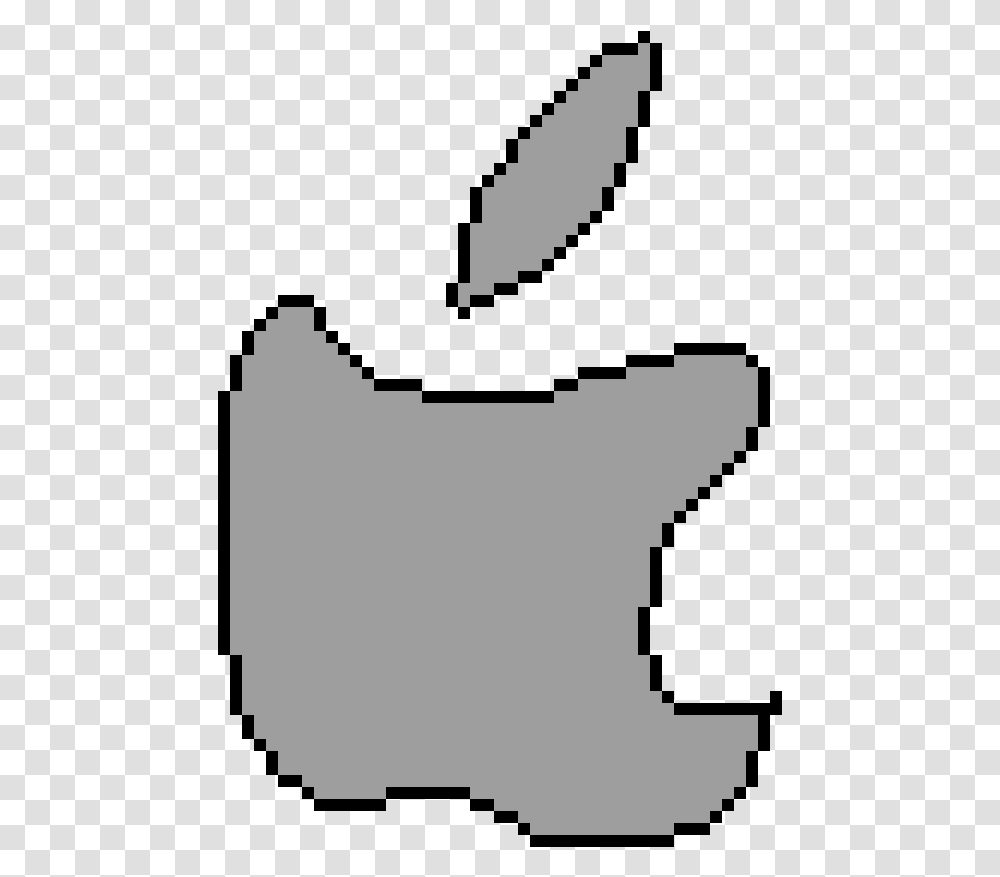 Pixilart Apple Logo 3 By Oscarng Apple, Clothing, Apparel, Stencil, Cushion Transparent Png