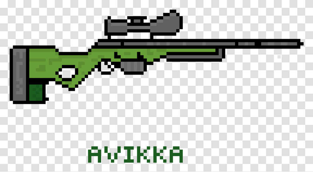 Pixilart Awp By Juoppo69 Weapons, Clock, Gun, Weaponry, Digital Clock Transparent Png