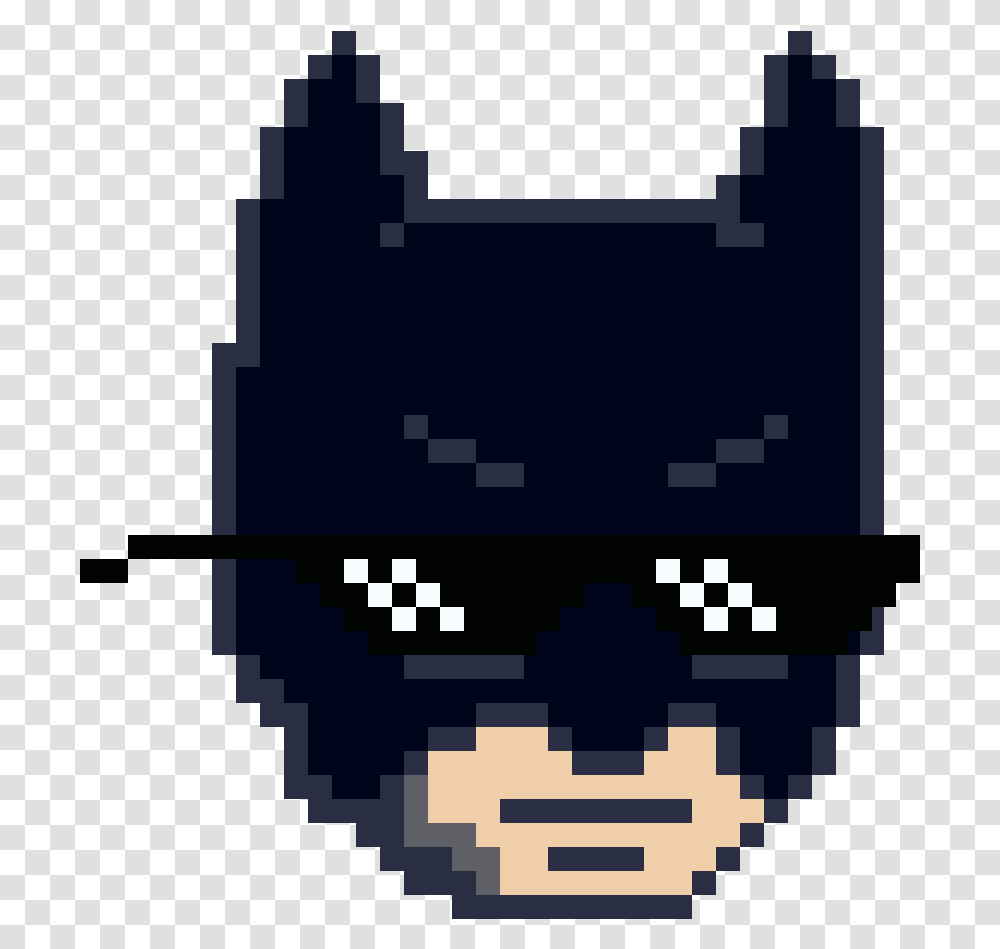 Pixilart Batman By Anonymous Bendy Pixel Art Roblox, Face, Rug, Cross, Text Transparent Png