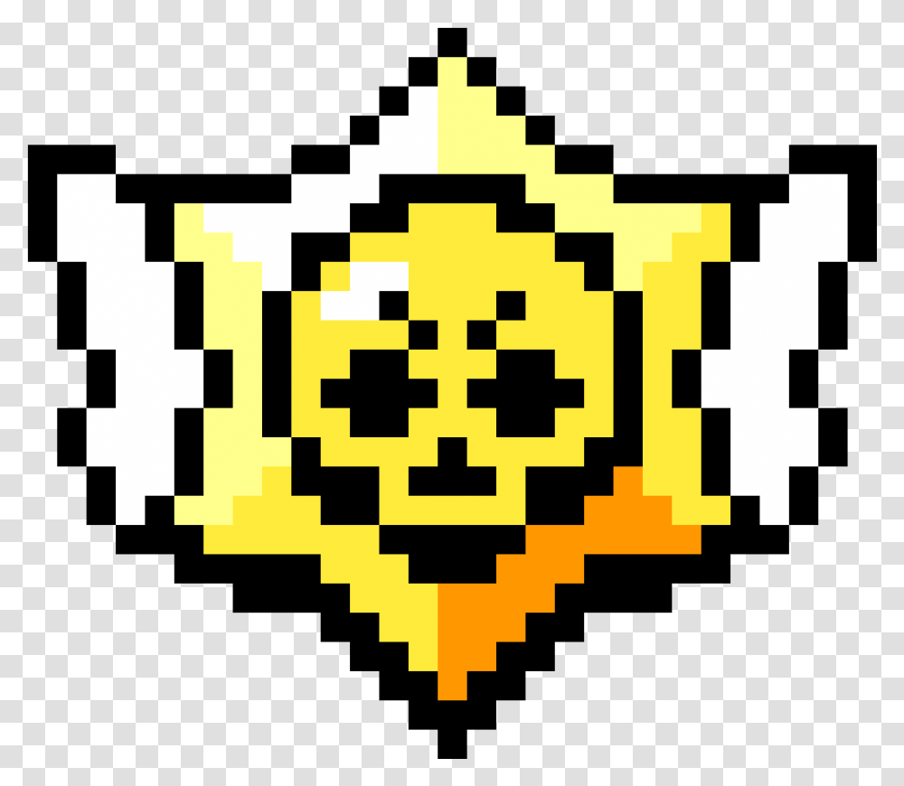 Pixilart Brawl Stars Logo By Ieatioats Hama Boncuk Brawl Stars, Rug, Pac Man Transparent Png