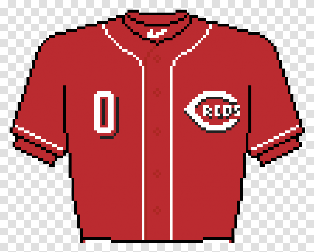 Pixilart Cincinnati Reds By Yaboicheese Pixilart, Clothing, Apparel, Shirt, Jersey Transparent Png