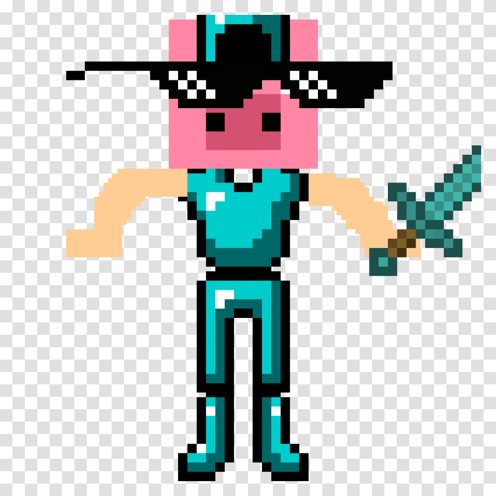 Pixilart, Cross, Minecraft Transparent Png