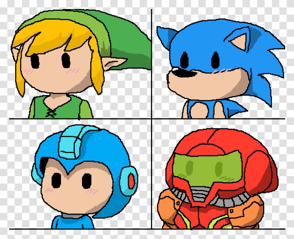 Pixilart Cute Video Game Characters By Rebelbiscuit546 Cartoon, Graphics, Soccer Ball, Toy, Helmet Transparent Png