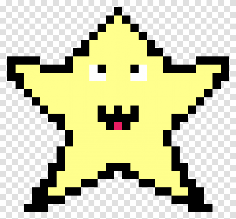 Pixilart Derp Star Thetypicalal Mario Star Pixel Art, Cross, Symbol, Star Symbol Transparent Png