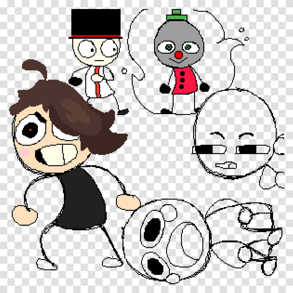 Pixilart Fire Eyes By Trashcanplant Draw The Squad Base, Text, Doodle, Drawing, Crowd Transparent Png