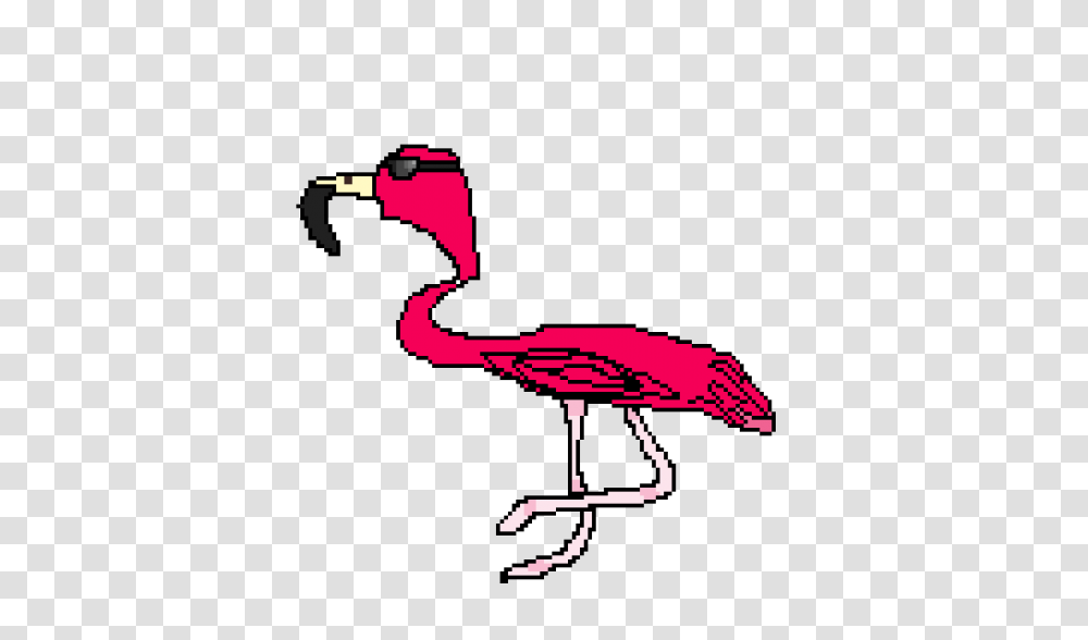 Pixilart, Flamingo, Bird, Animal Transparent Png