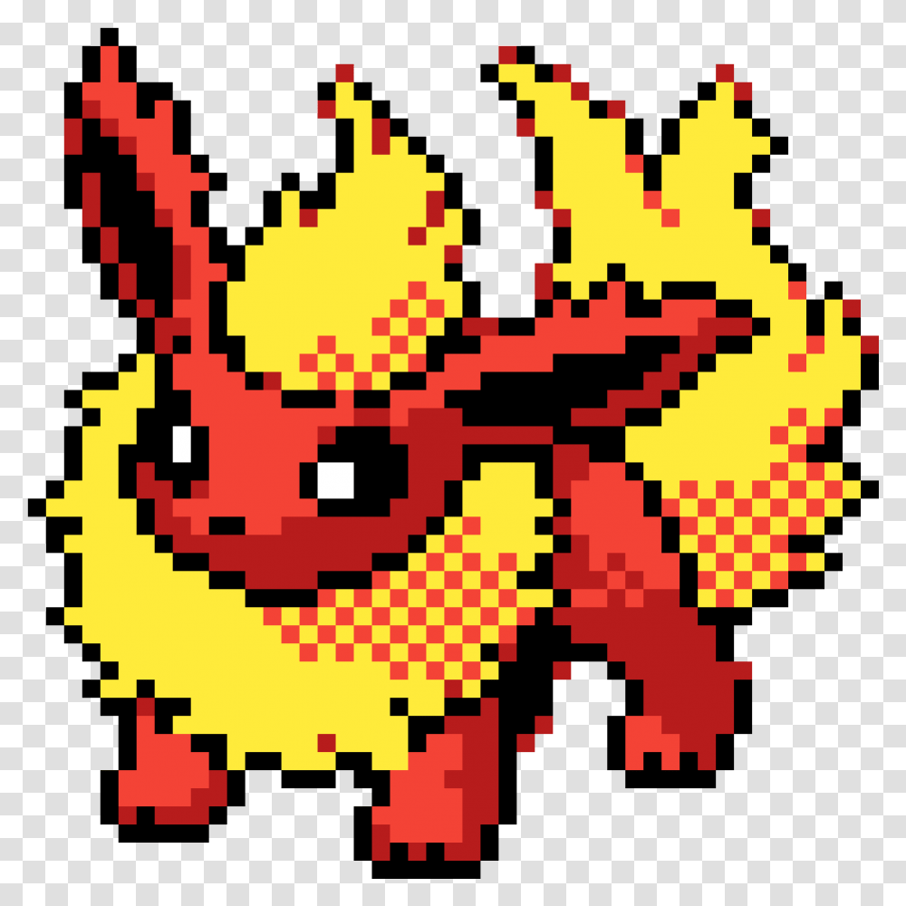 Pixilart Flareon, Rug, Pattern, Accessories, Accessory Transparent Png