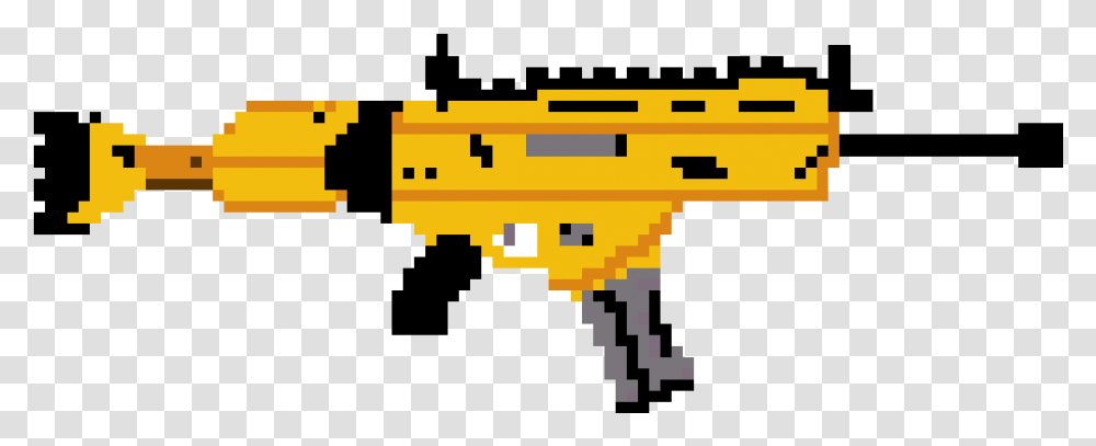 Pixilart Fortnite Scar By Anonymous Pixel Art Fortnite, Construction Crane, Weapon, Weaponry, Gun Transparent Png