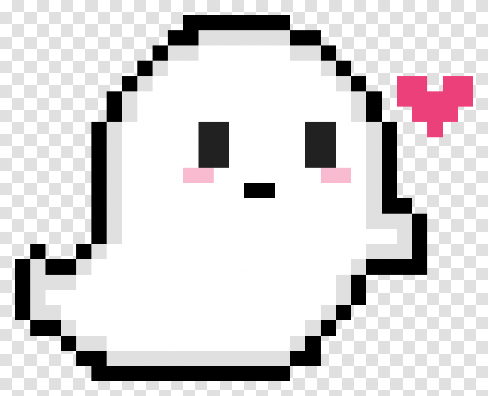 Pixilart Ghost Pixel Art, Pac Man, Pillow, Cushion Transparent Png