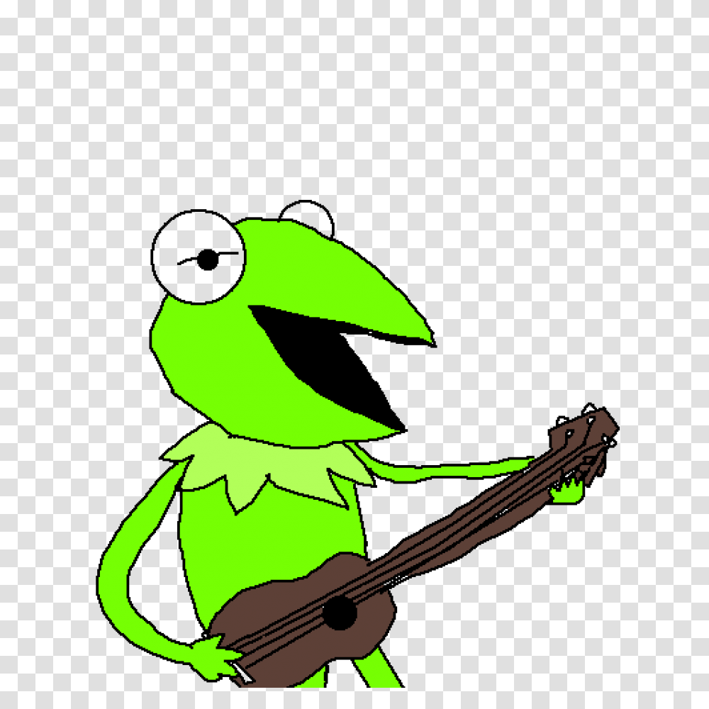 Pixilart, Green, Guitar, Leisure Activities, Musical Instrument Transparent Png