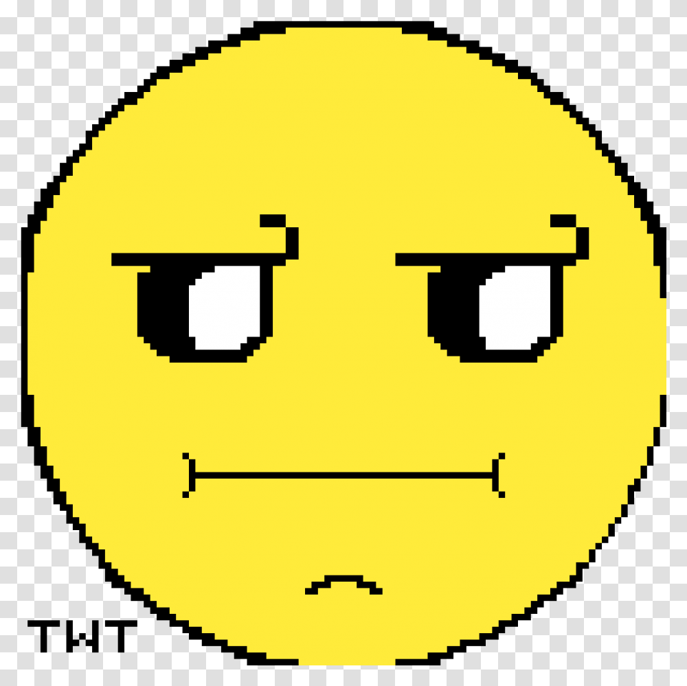 Pixilart Hmm Emoji, Pac Man Transparent Png