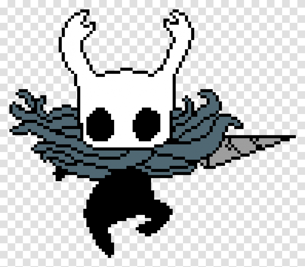 Pixilart Hollow Knight By Cosmos16 Pixel Art Video Game Characters, Cross, Symbol, Stencil, Vehicle Transparent Png
