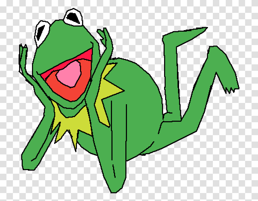 Pixilart Kermit The Frog By Realchungus, Amphibian, Wildlife, Animal, Insect Transparent Png