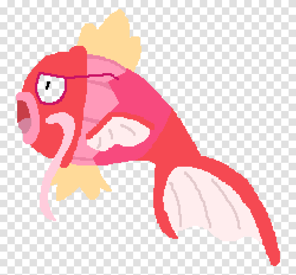 Pixilart Magikarp Me By Blobbithefish Automotive Decal, Animal, Mammal, Reptile, Wildlife Transparent Png