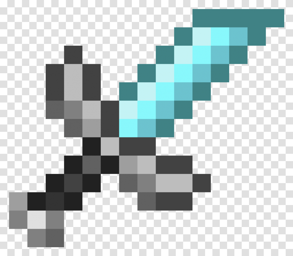 Pixilart Mc Diamond Sword By Celestialdude Minecraft Nether Star Sword, Text, Chess, Graphics, Symbol Transparent Png