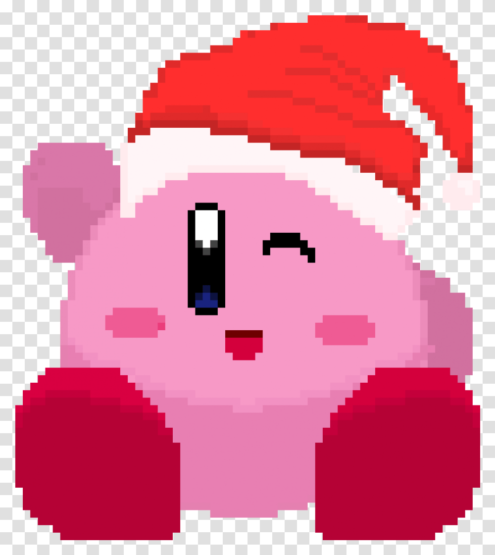 Pixilart Merry Christmas Kirby By Thouartart Mahatma Gandhi Temple, Sweets, Food, Confectionery, Electronics Transparent Png